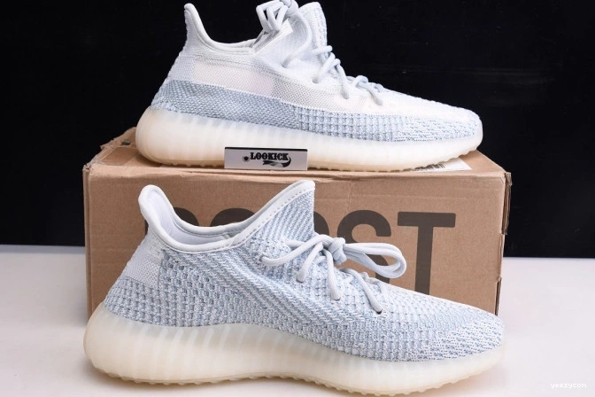 White Boost Yeezy V2 Adidas FW3043 Cloud 350 0827